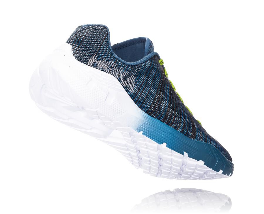 Tenis Hoka One One Hombre Azul Marino/Blancos - Evo Rehi - ZXFK67132